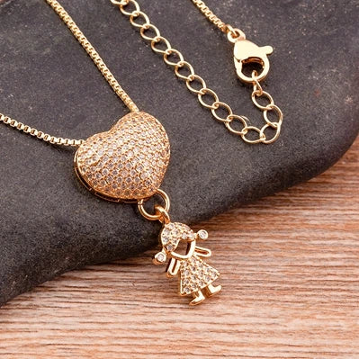 Colar Amor Eterno Dourado