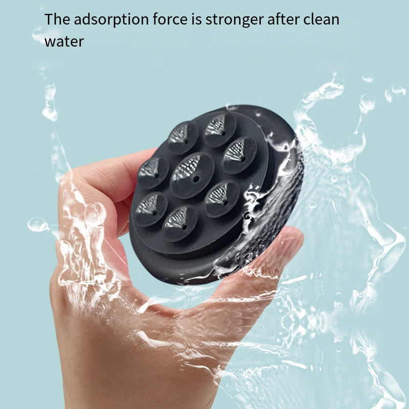 Suporte Magnético de Ventosa de Silicone - Para diversos tipos de superfícies lisas