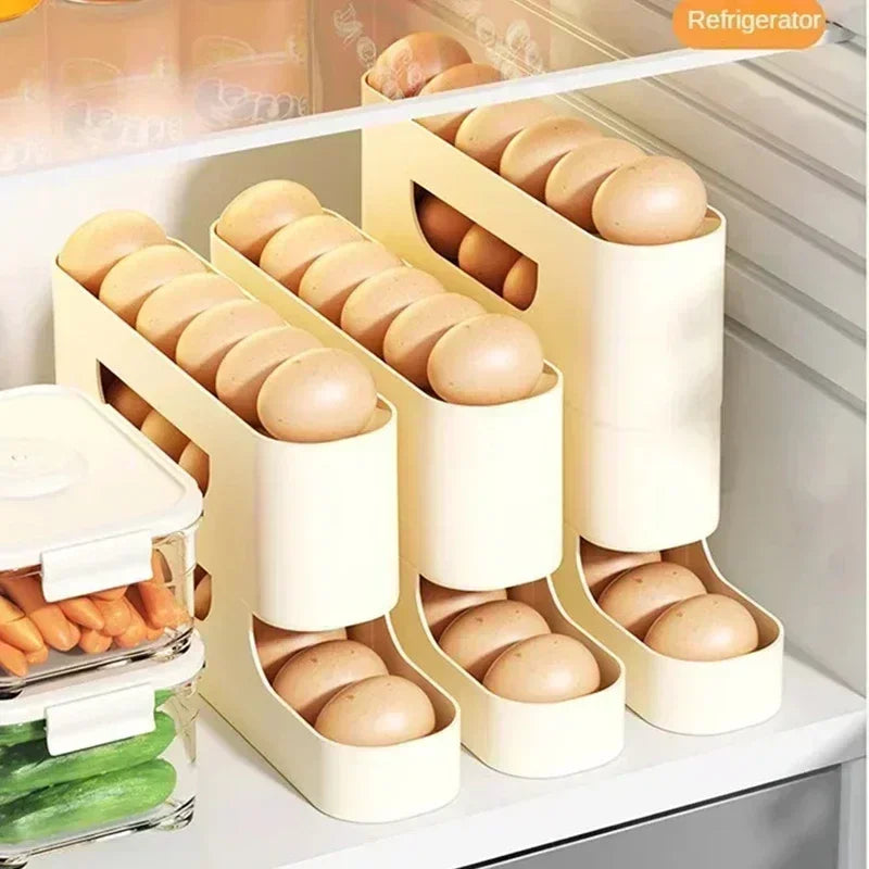 Organizador de Ovos para Geladeira com 4 camadas Eggslide