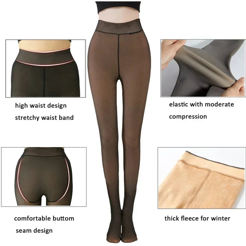 Meia Calça Térmica de Lã Modeladora
