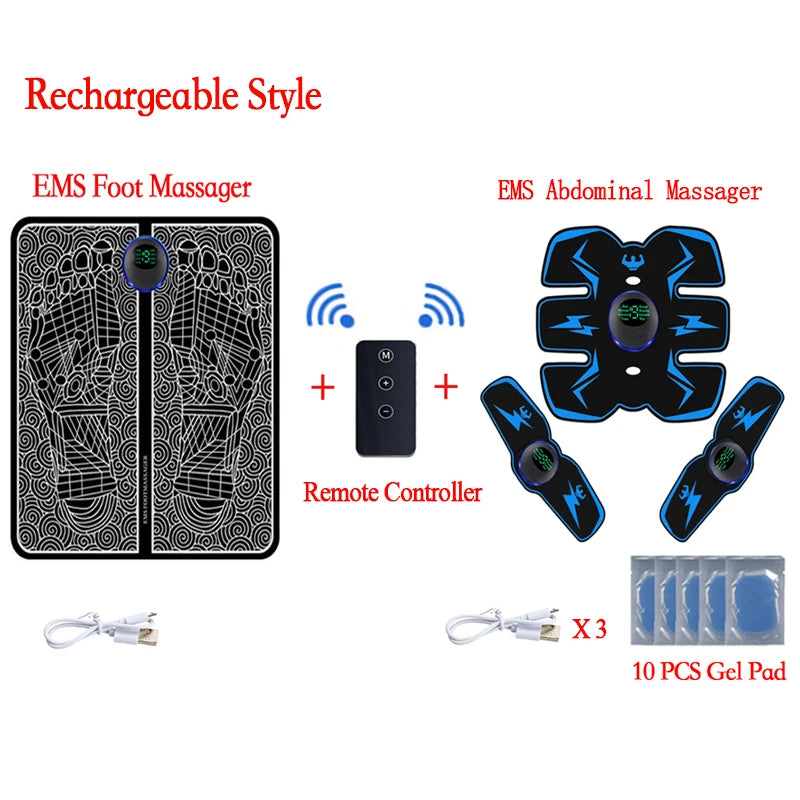 Massageador Relaxante para os pés MaxFisio - com controle remoto