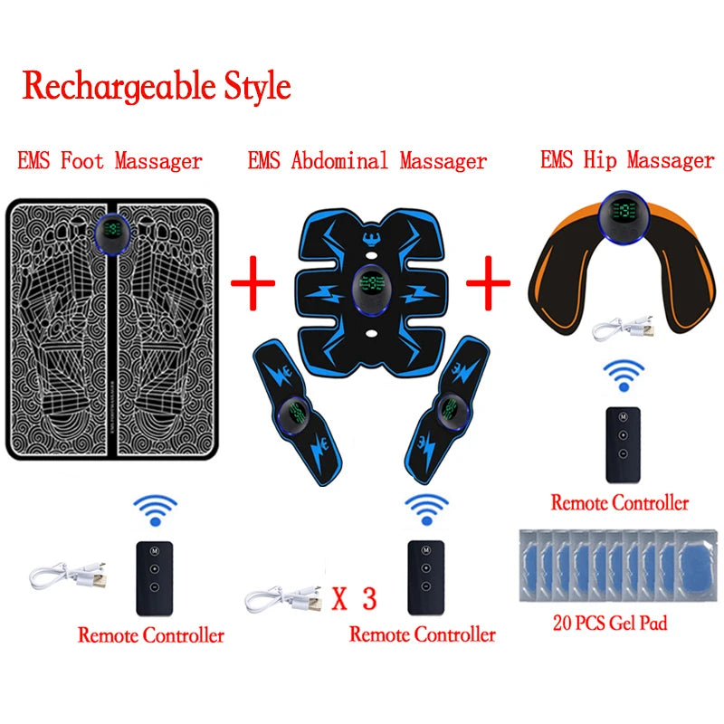 Massageador Relaxante para os pés MaxFisio - com controle remoto