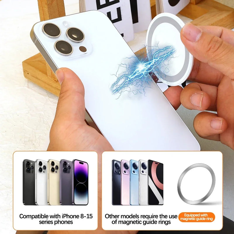 Suporte Magnético de Ventosa de Silicone - Para diversos tipos de superfícies lisas
