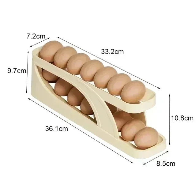 Organizador de Ovos para Geladeira com 4 camadas Eggslide
