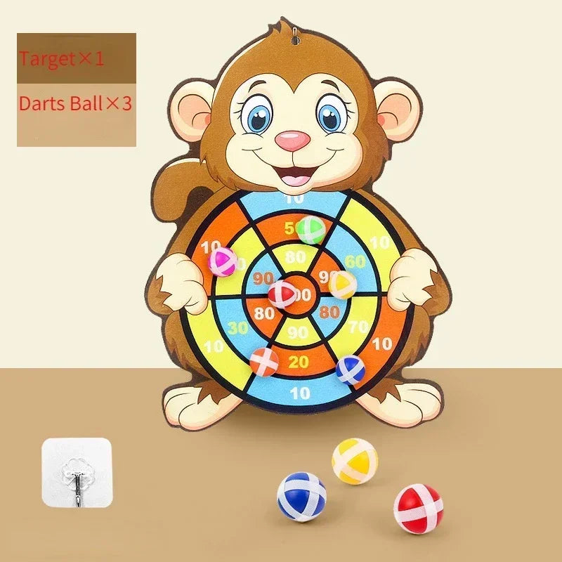 Alvo de Brinquedo Dardo Seguro Formato Bola Gruda Gruda